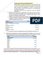 Orcamento de Caixa e Projeccao de Vendas