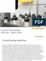 Smith and Nephew Investor Presentation - Final