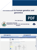 Introduction To Humangenetics and Genomics