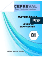 Leyes de Exponentes PDF