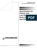 ANSI-AWS A5.2 Specification For Carbon and Low Alloy Steel