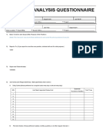 Job Analysis Questionnaire