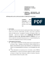 Caso Marcos Mendoza. Alfredo Ramírez Vergaray