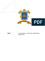 La Masoneria y El Transito Constitucional Desde 1925