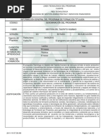 Programa Gestion Del Talento Humano (112005-V.101)