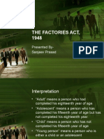 The Factories Act, 1948, For India