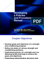 Developing A Policies and Procedures Manual