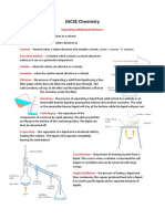 IGCSE Chemistry Notes