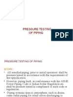 3.06 A Pressure Testing of Piping