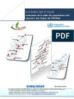 Rapport Final Au Niveau Des 37 Villes: Cartographie Et Estimation de La Taille Des Populations Clés Les Plus Exposées Aux Risques Du VIH/Sida