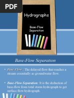 Hydrographs: Base-Flow Separation