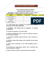 Ficha Sobre Verbos Nos Tempos Compostos