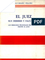 Alvarado Velloso, Adolfo - El Juez, Sus Deberes y Facultades