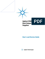 Agilent E364xA Dual Output DC Power Supplies Manual