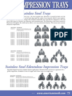 Selection of Impression Trays