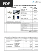 Quotation For Access Control