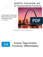 Derivs of Inverse Trig Func 2014