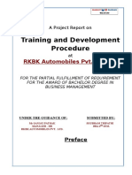 Project On RKBK Training and Develpmnt