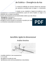 02 Aeroelasticidade Estática - Divergência Da Asa PDF