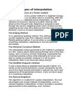 Different Types of Interpolation