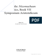 Carlo Natali-Aristotle's Nicomachean Ethics, Book VII - Symposium Aristotelicum (Bk. 7) - Oxford University Press, USA (2009) PDF