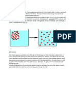 Diffusion: Absolute Zero Concentration Viscosity Mixture