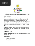 Parent Newsletter 19