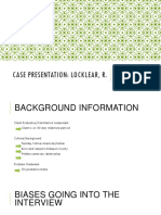 Case Presentation