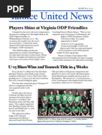 Yankee United F.C. March 2010 Newsletter