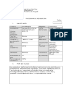 Programa Pensamiento Social Latinoamericano