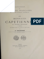 Les Monnaies Capétiennes Ou Royales Françaises. Sect. 1: de Hugues Capet À La Réforme de Saint Louis / Par A. Dieudonné