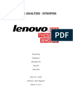 Lenovo Case Study PDF