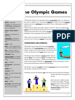 Olympic Games Text Exercises