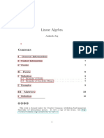 Linear Algebra Notes