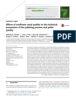 Effects of Sunflower Meal Quality On The Technical Parameters of The Pelleting Process and Pellet Quality