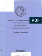 Geophysical Investigation On The Site of The Formal Garden at Newhailes Mouse Musselburgh