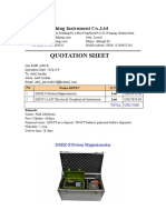 Quotation-DSHZ-8 Proton Magnetometer &DSHT-1A MT Electrical Geophysical Instrument-AJ01R