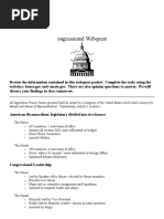 Congressional Webquest