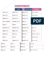 120 Irregular Verbs