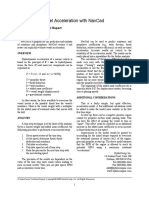 Navcad Acceleration Analysis