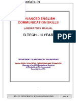 Advanced Communication Skills Lab Manual