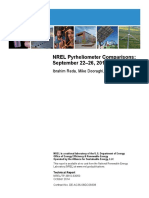 NREL Pyranometers Comparison