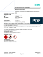 Safety Data Sheet: 1. Identification of The Material and Supplier Methoxy Propanol