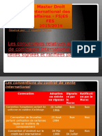 Les Conventions Relatives Au Domaine de Commerce International 11