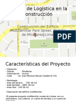 Gestión de Logística en La Construcción