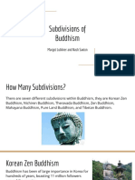 Subdivisions of Buddhism