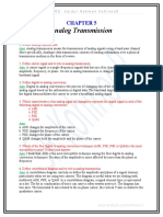 Chapter 5 - Analog - Transmission