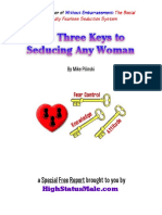 The Three Keys To Seducing Any Woman PDF