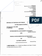 Repubuc of Trinidad and Tobago: Civil Appeal No. 155 Of2009 CV 2007-02263