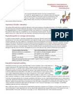 Outline: Geophysics Foundations: Seeing Underground